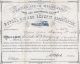 Ohio and Mississippi Railroad certificate - Lorenzo Dow Montgomery