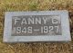 Headstone - Page, Fanny