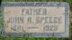Headstone - Speece, John