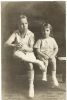 Portrait - McCown, Ellsworth Bartlett and sister Marjorie Ann McCown (1924)